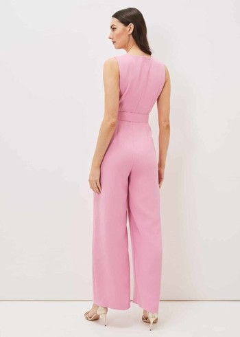 Phase Eight Lissia Wide Leg Jumpsuit Pink Canada | NBEKPH-361